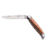 laguiole knife with pearls on a walnut handle