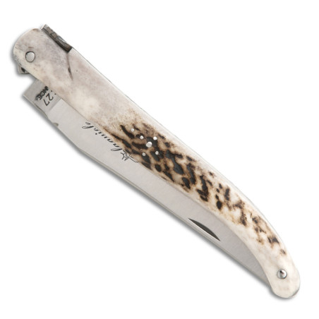 laguiole Knife polished Antler full handle