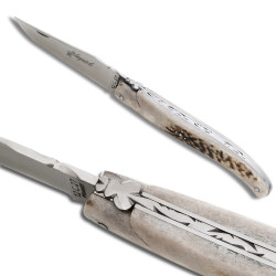 laguiole Knife polished Antler full handle