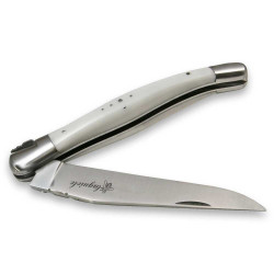 laguiole knife white izmir handle
