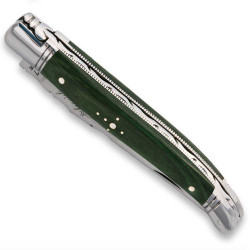 laguiole knife green stamina handle