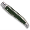 laguiole knife green stamina handle