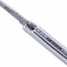 Couteau laguiole aluminium avec gravure sur le dos