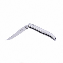 Couteau laguiole aluminium avec gravure sur le dos