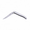 laguiole aluminium knife with engraving on the back