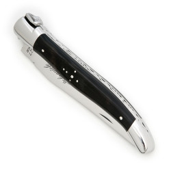 Eagle laguiole with Buffalo bark horn handle