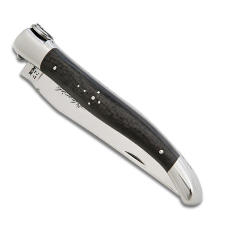 Horseshoe laguiole with carbon fiber handle