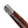 laguiole knife with Maltese cross, amboina wood handle