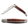 laguiole knife with Maltese cross, amboina wood handle