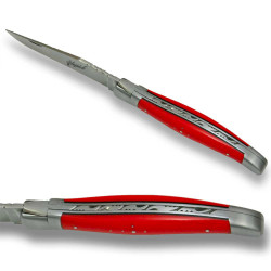 laguiole design style bee with orange G10 handle