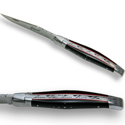 laguiole design style bee with black G10 handle