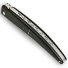 laguiole design style black horn tip