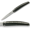 laguiole design style black horn tip