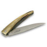 laguiole design style blond horn tip