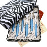 Coffret de  6 fourchettes laguiole ABS de couleur bleue