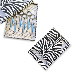 Box of 6 laguiole coffee spoons in blue color