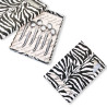 Box of 6 gray laguiole coffee spoons