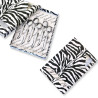 Box of 6 white laguiole coffee spoons
