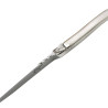 Set of 6 laguiole steak knives fully forged with sandblasted finish