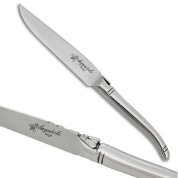 Coffret de 6 couteaux steak laguiole forgés avec finition brillante