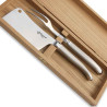 Prestige range laguiole cheese set sandblasted finish