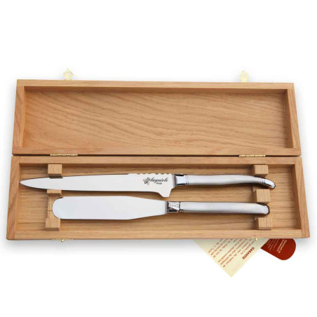 Prestige range laguiole Foie gras server sandblaster finish