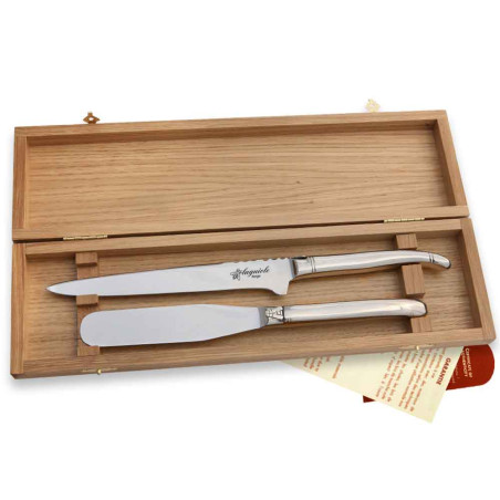 Service Foie Gras laguiole Gamme Prestige Finition Brillante