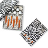 Box of 6 laguiole ABS orange soup spoons