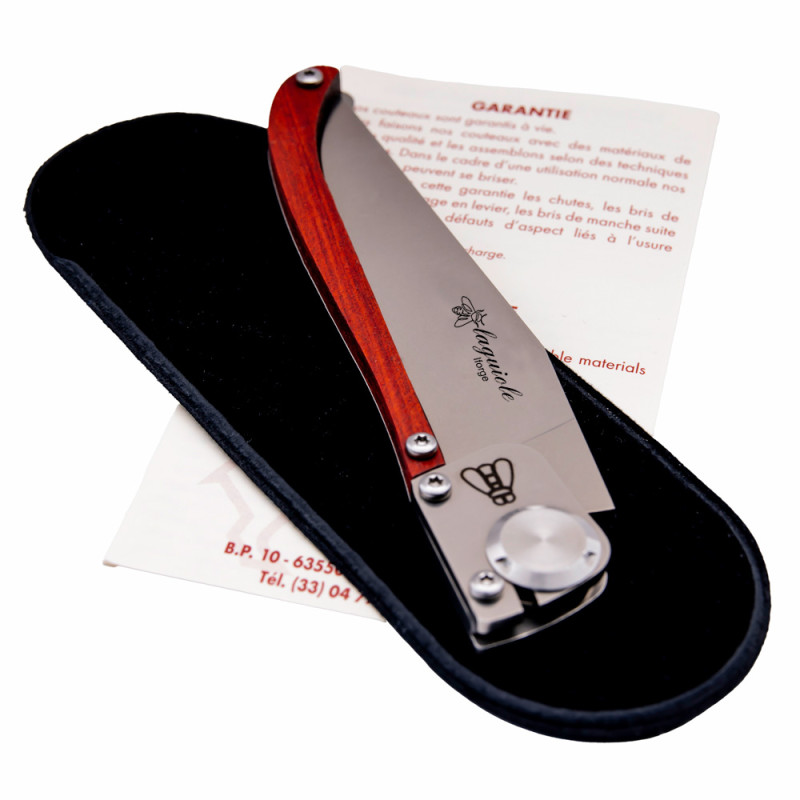 laguiole extra flat knife in rosewood