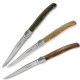 Laguiole steak knives one bolster in assorted wood - Image 1787