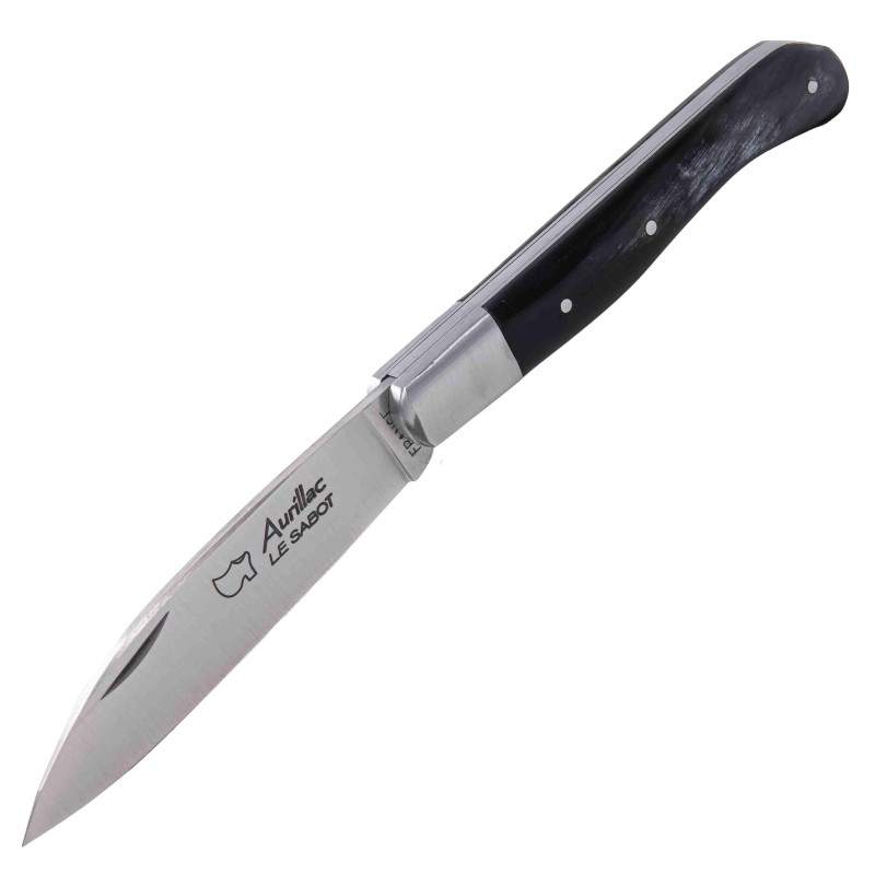 Aurillac regional knife in black horn