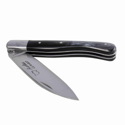 Aurillac regional knife in black horn
