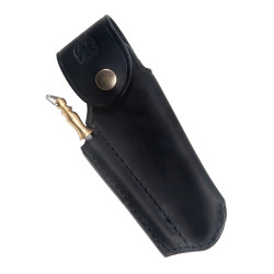 Couteau Laguiole damas avec manche teinté cannelle verte