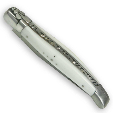 Laguiole knife white izmir handle - Image 1941