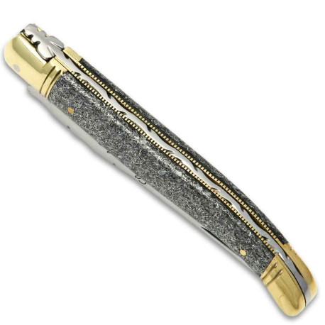 Laguiole knife with iron cristallium handle - Image 1972