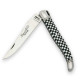 Laguiole Freemason’s Knife with black and white checkerboard handle - Image 1991