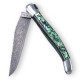Laguiole Freemason’s Knife abalone handle, damascus blade - Image 2043