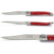 Set of 6 Laguiole steak knives ABS red - Image 2068