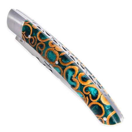 Thiers with green cinnamon-tinted handle