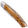 The Thiers in juniper wood with engraved letters