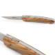 Liner Lock Thiers Olive wood handle - Image 2235