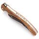 Laguiole bird knife olive and rosewood handle + leather sheath + sharpener - Image 2257