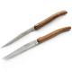 Laguiole steak knives olive wood full handle - Image 2282