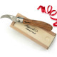 Mushroom Laguiole knife with wood pencil case - Image 2349