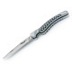 Laguiole bird knife aluminium with black and white tiles - Image 2460