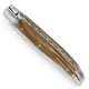 laguiole knife olive wood handle closed - Image 2715