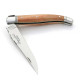 laguiole freemason’s knife with juniper burl handle - Image 2750