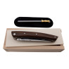 Couteau pliant le Thiers en palissandre avec coffret et aiguiseur