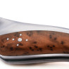 Couteau laguiole Oiseau avec insert en bois de thuya