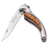 Couteau laguiole Oiseau avec insert en bois de thuya